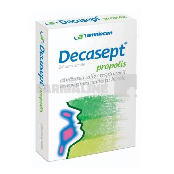 Decasept Propolis 24 comprimate