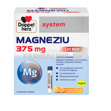 Doppelherz Magnesium 375 Liquid 10 fiole