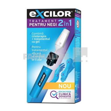 Excilor Tratament pentru negi 2in1 3.3 ml