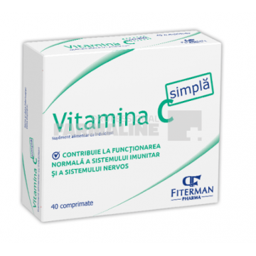 Fiterman Vitamina C 180 mg 40 comprimate