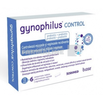 Gynophilus Control 6 comprimate vaginale