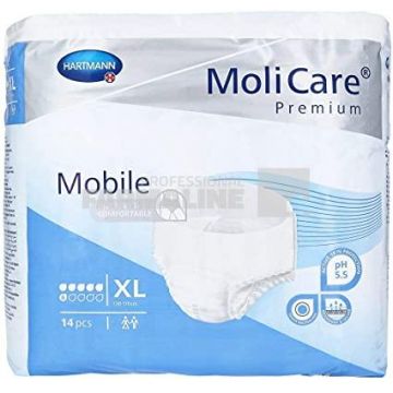 Hartmann Molicare Premium Mobile Chilot pentru incontinenta XL 14 bucati