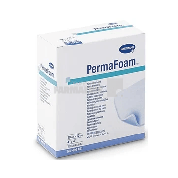 Hartmann Permafoam Classic Pansament din spuma 10 cm x 10 cm 10 bucati