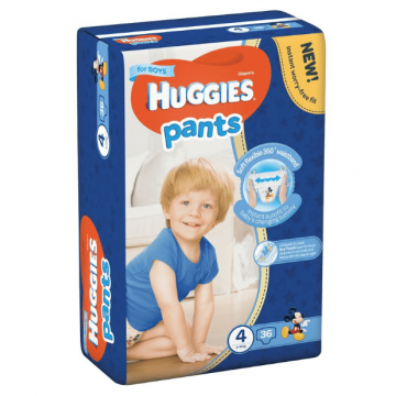 Huggies Pants Boy nr.4 ( 9-14 kg ) 36 bucati