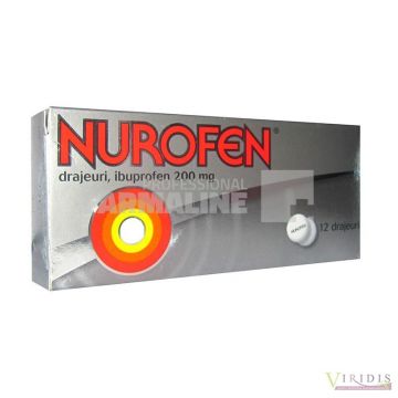 Nurofen 200 mg 12 drajeuri