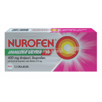 Nurofen immedia ultra 400 mg 12 drajeuri