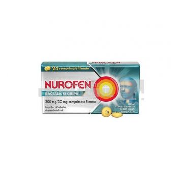 Nurofen Raceala si Gripa 24 comprimate filmate