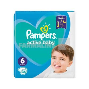 Pampers nr. 6 ( 13-18 kg ) Active Baby 36 bucati