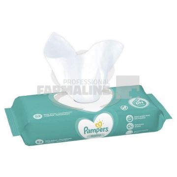 Pampers Servetele umede sensitive 52 bucati