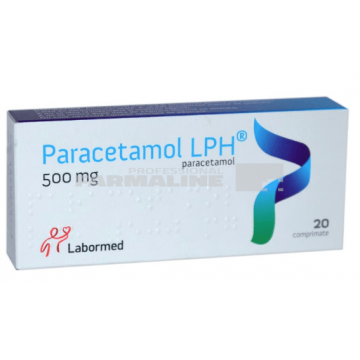 Paracetamol LPH 500 mg 20 comprimate