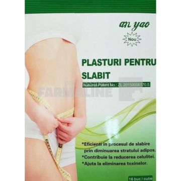 Plasture pentru slabit 7,5 cm x 7,5 cm 16 bucati