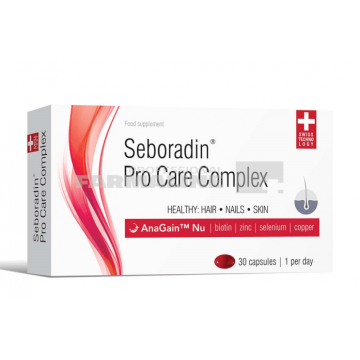 Seboradin Pro Care Complex pentru par, piele si unghii 30 capsule