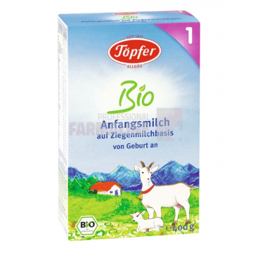 Topfer Bio 1 Lapte de capra 0+ luni 400 g