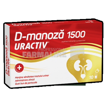 Uractiv D-Manoza 1500 mg 10 plicuri