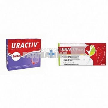 Uractiv Forte 10 capsule + Uractiv test Cadou