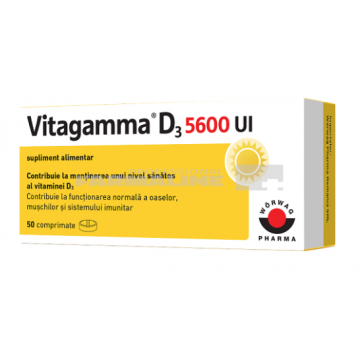 Vitagamma D3 5600U.I. 50 comprimate