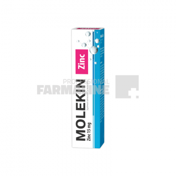 Zdrovit Molekin Zinc 15 mg 20 comprimate efervescente