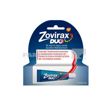 Zovirax Duo Crema 50mg/10mg/g