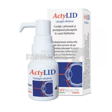 ActyLid lipogel oftalmic 15 ml