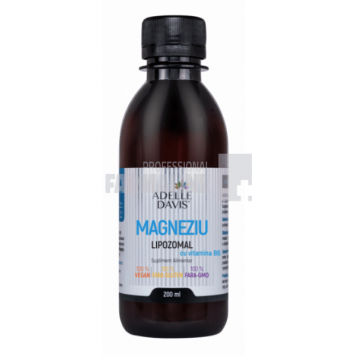 Adelle Davis Magneziu Lipozomal cu Vitamina B6 200 ml