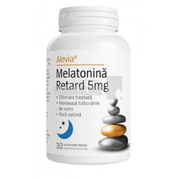 Alevia Melatonina Retard 5 mg 30 comprimate