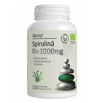 Alevia Spirulina Bio 1000 mg 100 comprimate