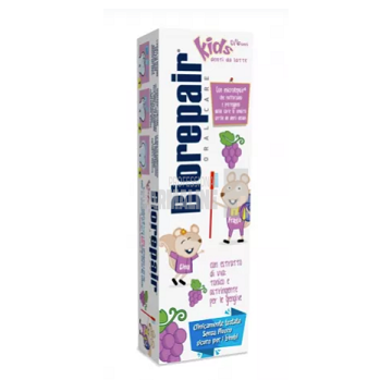 Biorepair Kids pasta de dinti cu aroma de struguri 0-6 ani 50 ml