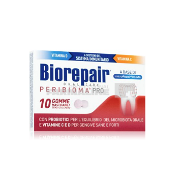 Biorepair Peribioma Pro ingrijire orala pentru dinti si gingii 10 comprimate masticabile