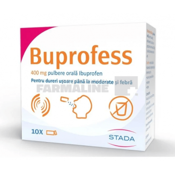 Buprofess 400 mg 10 plicuri