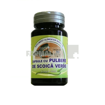 Capsule cu pulbere de scoica verde 400 mg 30 capsule