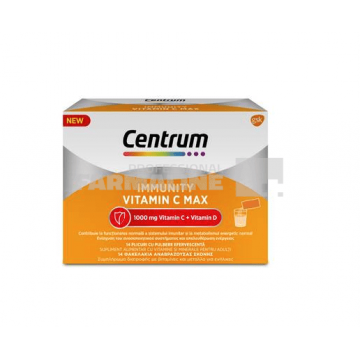 Centrum Immunity Vitamin C Max 1000 mg + Vitamin D 14 plicuri