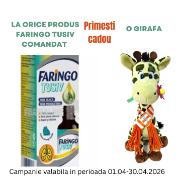 Faringo Tusiv sirop pe baza de plante 120 ml