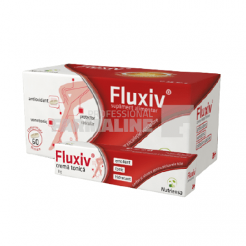 Fluxiv 60 comprimate + Fluxiv Crema 20 g