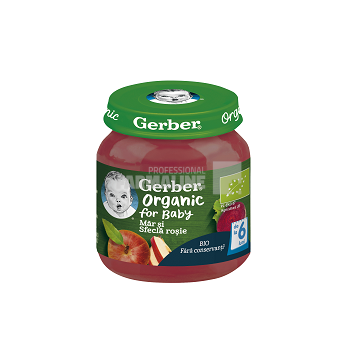 Gerber Piure Bio din mar si sfecla rosie 4 luni+ 125g