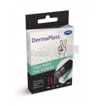 Hartamnn Dermaplast Power rezistenti la apa 25 mm x 72 mm (535645) 16 plasturi