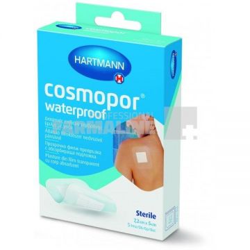 Hartmann Cosmopor Waterproof Plasturi sterili 7.2 cm x 5 cm 5 bucati