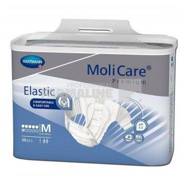 Hartmann Molicare Premium Elastic 6 picaturi Scutece incontinenta M 30 bucati