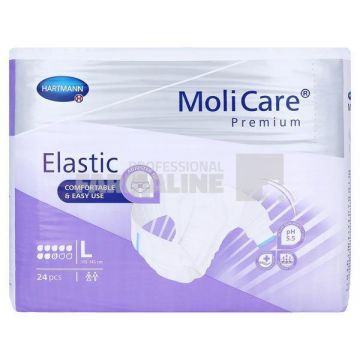 Hartmann Molicare Premium Elastic 8 picaturi Scutece incontinenta L 24 bucati