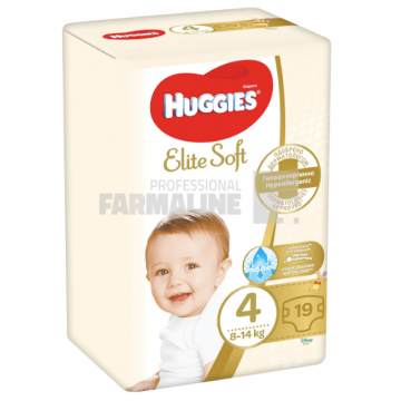 Huggies Elite Soft nr.4 8-14 kg 19 bucati