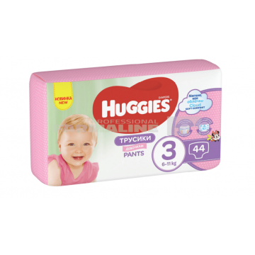 Huggies Pants nr.3 Girl 6-11 kg 44 bucati