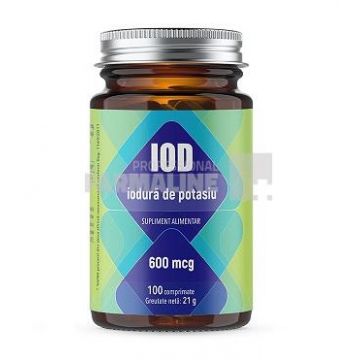 Iod - Iodura de potasiu 60 mcg 100 comprimate