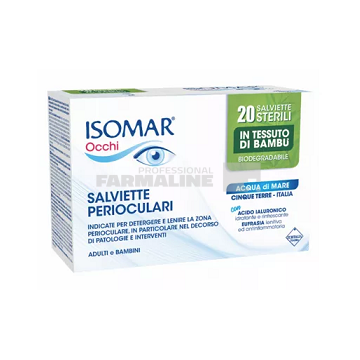 Isomar servetele sterile biodegradabile perioculare 20 plicuri