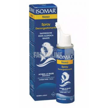 Isomar Spray nazal decongestionat cu apa de mare hipertonica 50 ml