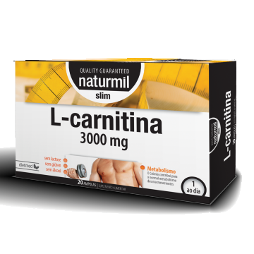L - Carnitina Slim 3000 mg, 20 fiole buvabile  x15 ml