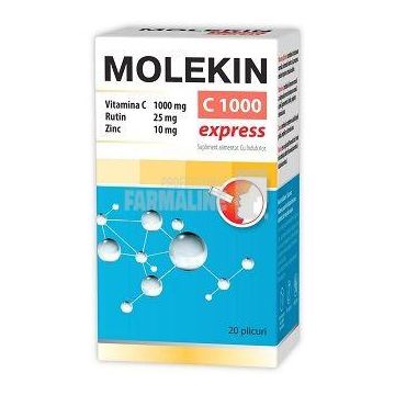 Molekin C 1000 mg + Rutin 25 mg + Zinc 10 mg 20 plicuri