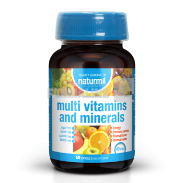 Multivitamine si Minerale 60 capsule gelatinoase moi