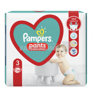 Pampers Pants Nr. 3 ( 6 - 11 kg ) 29 bucati