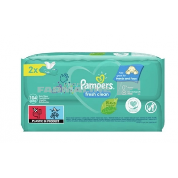Pampers servetele Fresh Clean DuoPack 52 bucati 2 pachete