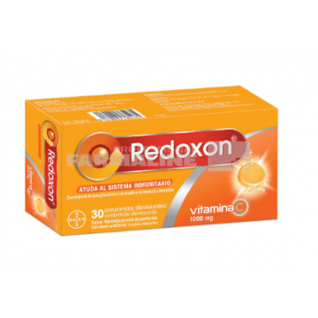 Redoxon Vitamina C 1000 mg cu aroma de portocale 30 comprimate efervescente