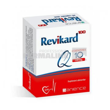 Revikard cu Coenzima Q10 100 mg 30 capsule